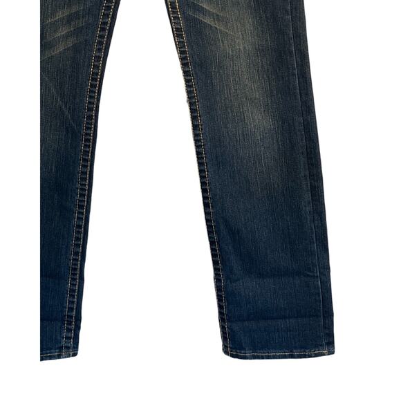 True Religion Billy Jeans Womens Size 28 Blue Straight Leg Low Rise Designer - Picture 8 of 12
